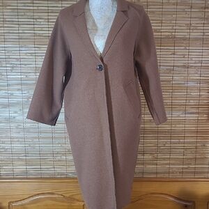 Minimalist Super Soft Felt Overcoat